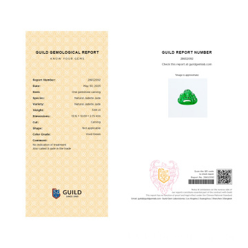 Pendant Certified jadeite buddha